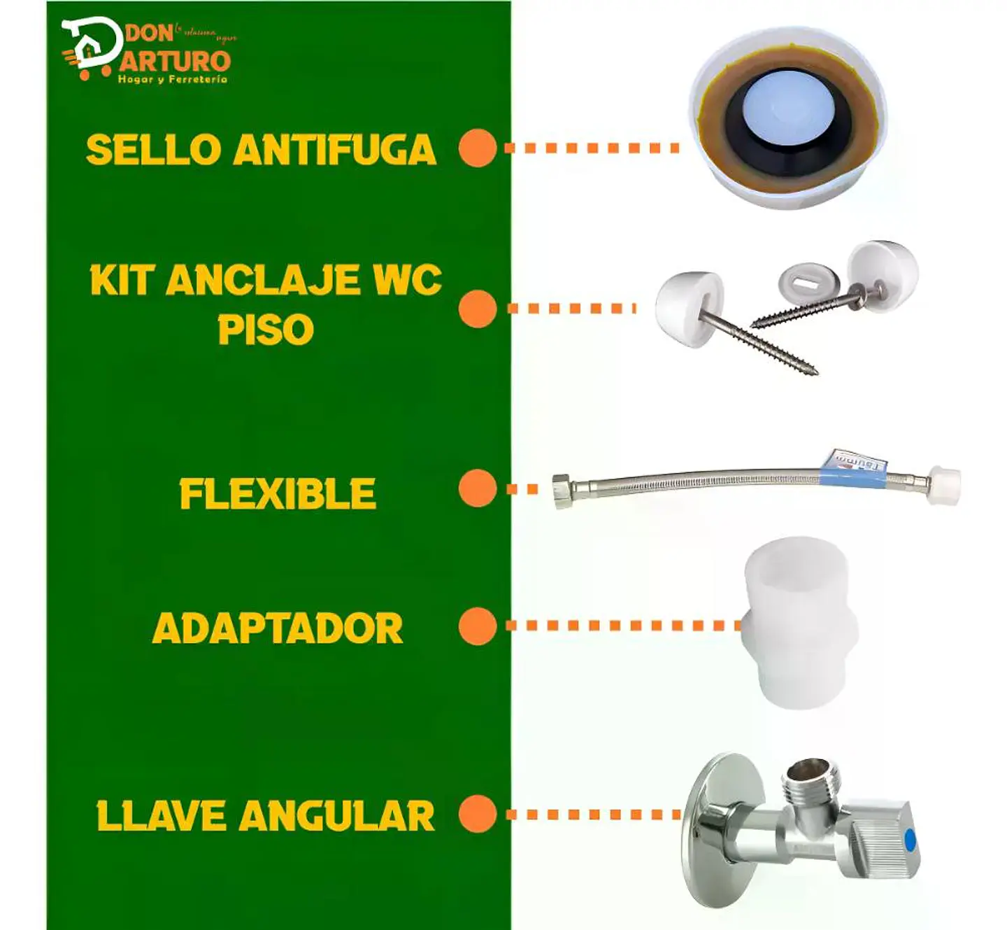 Kit Wc Anclaje Antifuga Admisión 4