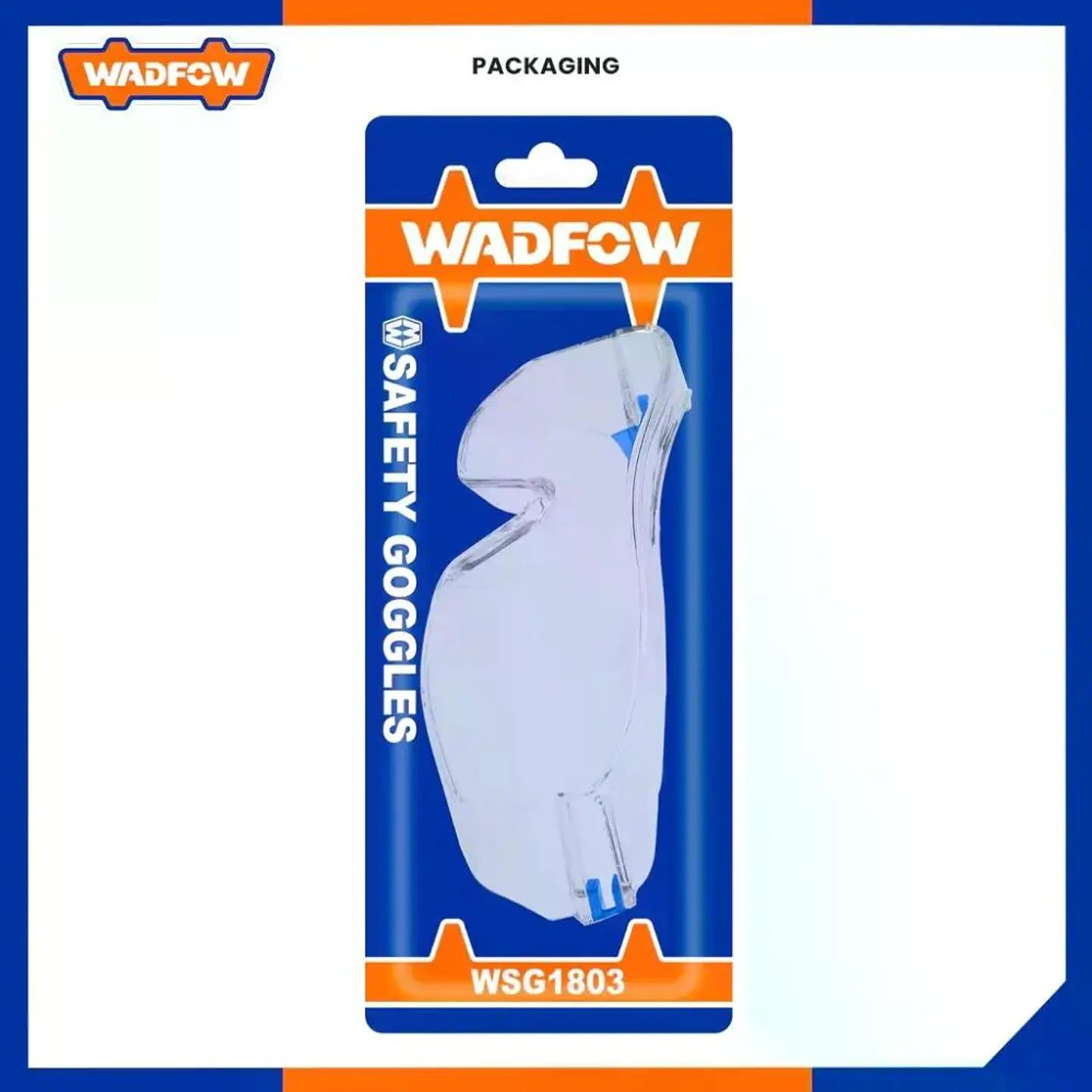 Lentes De Seguridad Transparente Wadfow Full-slice Wsg1803 Transparente 2