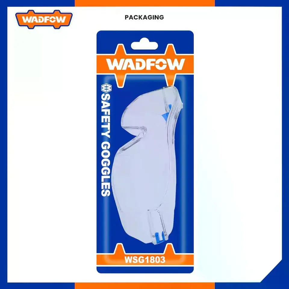 Lentes De Seguridad Transparente Wadfow Full-slice Wsg1803 Transparente 2