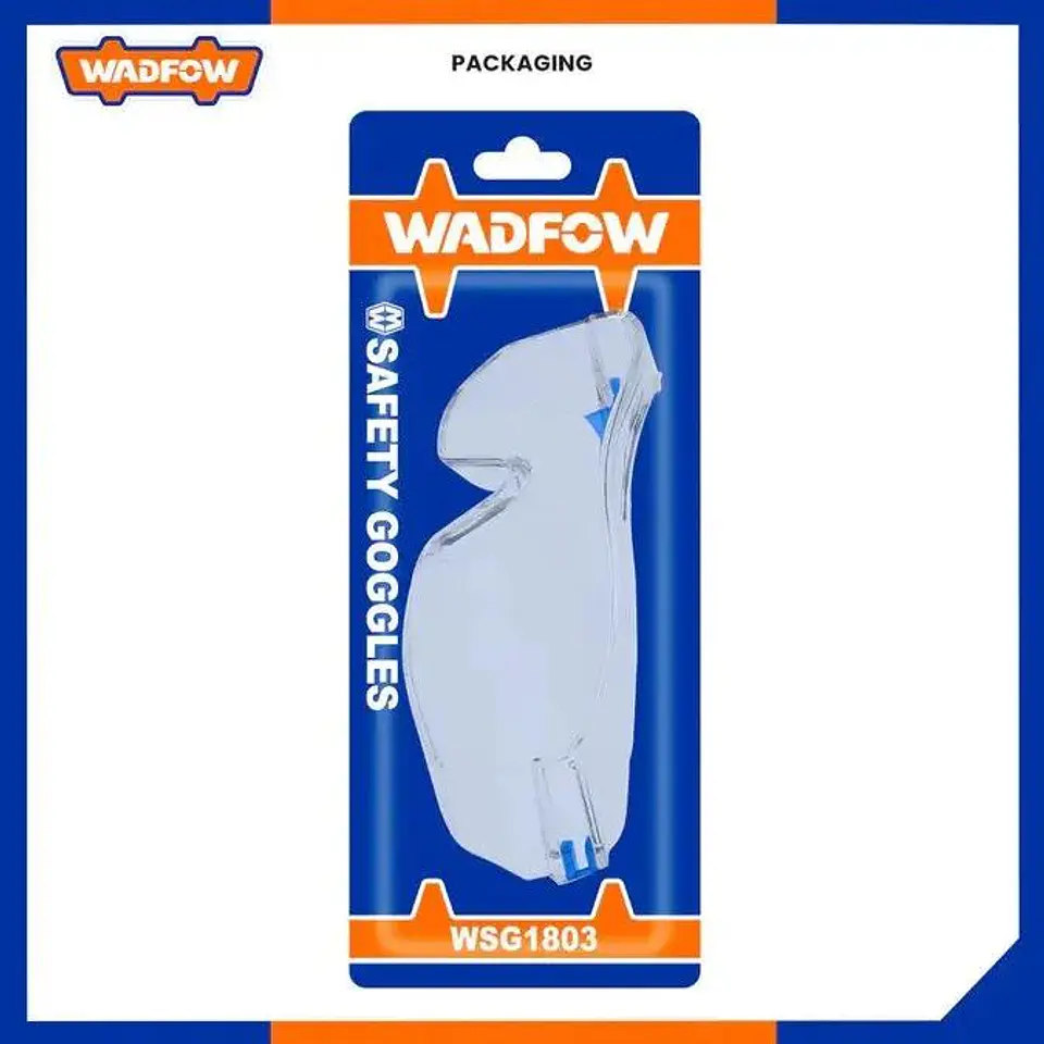 Lentes De Seguridad Transparente Wadfow Full-slice Wsg1803 Transparente 7