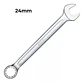 Llave Combinada Boca Y Estriada 24 Mm Cr-v Ingco Hcspa241 - Miniatura 5
