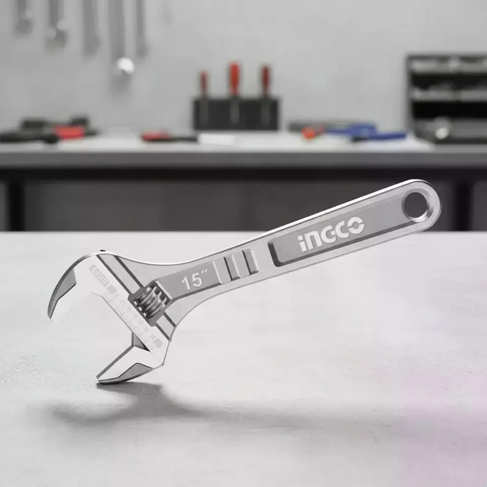 Llave Ajustable 0-46mm 15´´ Ingco Hadw131152 2