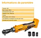 Llave Chicharra Inalambrica Ingco 20v 3/8 65 Nm Cdrli2060151 Marrón Oscuro - Miniatura 4