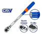 Llave De Torque Torquimetro Dinamométrica 10-60nm 3/8 Wadfo Azul Azul - Miniatura 6