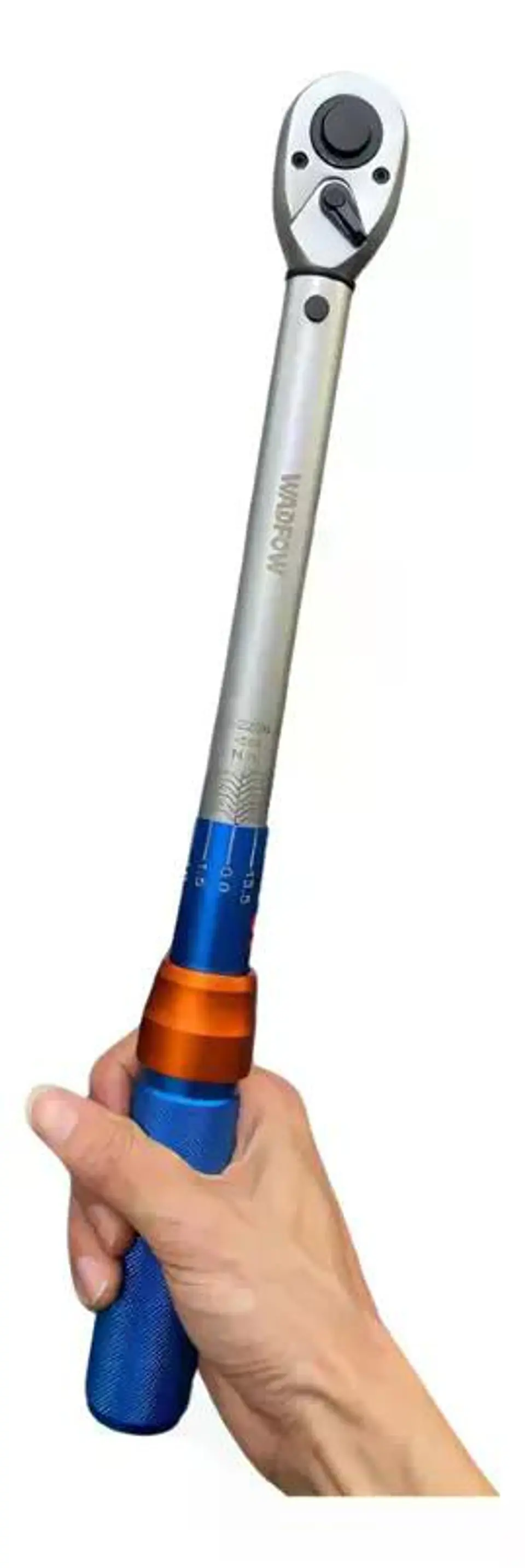 Llave De Torque Torquimetro Dinamométrica 10-60nm 3/8 Wadfo Azul Azul 7