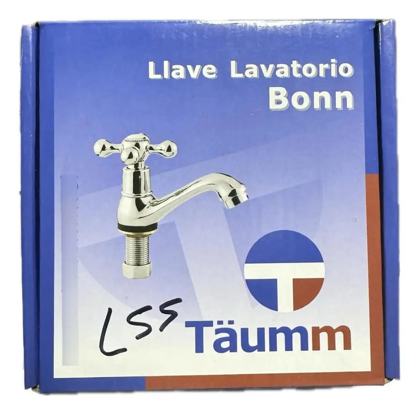 Llave Lavatorio Bonn Taumm Acabado Brillante Color Plateado Plateado Brillante 3