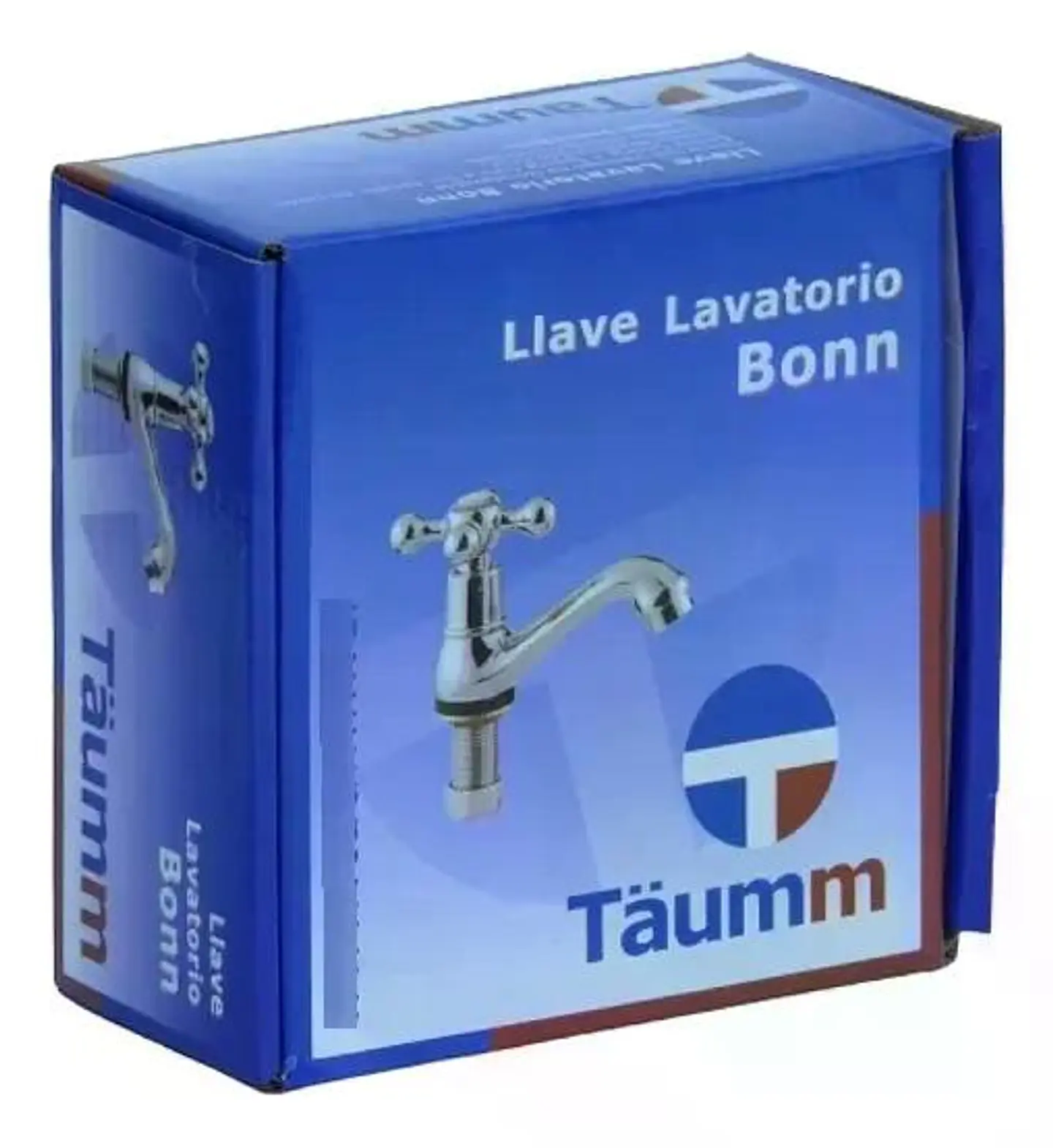Llave Lavatorio Bonn Taumm Acabado Brillante Color Plateado Plateado Brillante 4