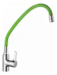 Llave Monomando Lavaplatos Cuello Flexible Taumm Grifo Verde Brillante - Miniatura 2