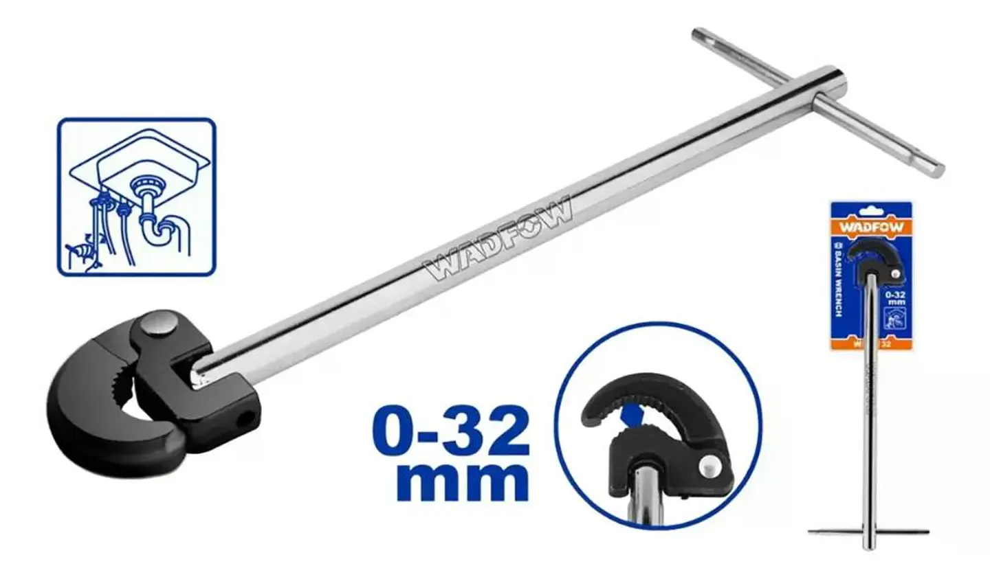 Llave Lavatorio Gasfiter 8-32 Mm 250 Mm 10 Pu Wadfow Wbf1732 Cromado 7