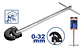 Llave Lavatorio Gasfiter 8-32 Mm 250 Mm 10 Pu Wadfow Wbf1732 Cromado - Miniatura 7