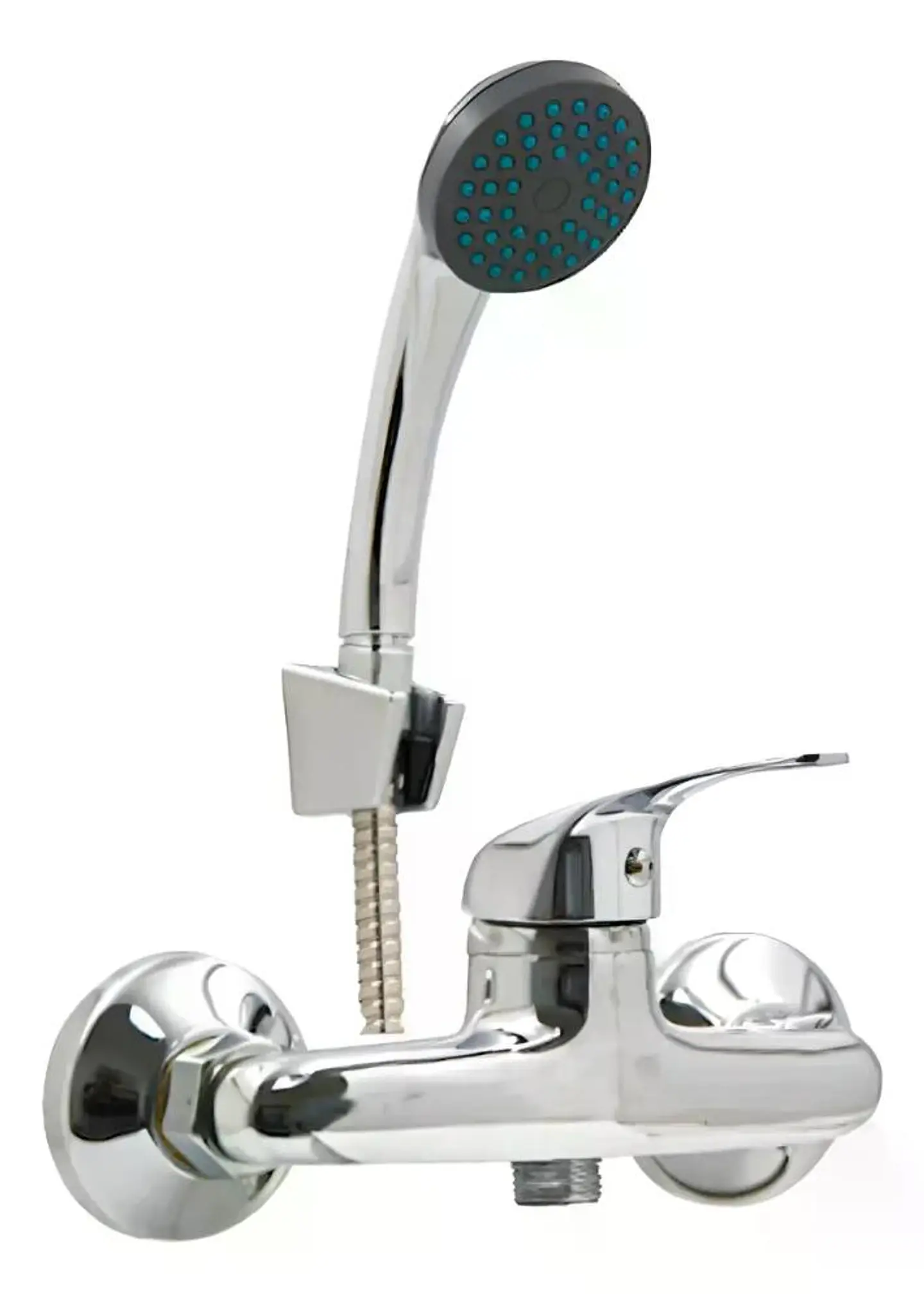 Llave Monomando Ducha Colomba Acabado Cromado Color Plateado Plata Cromado 4