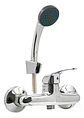 Llave Monomando Ducha Colomba Acabado Cromado Color Plateado Plata Cromado - Miniatura 4