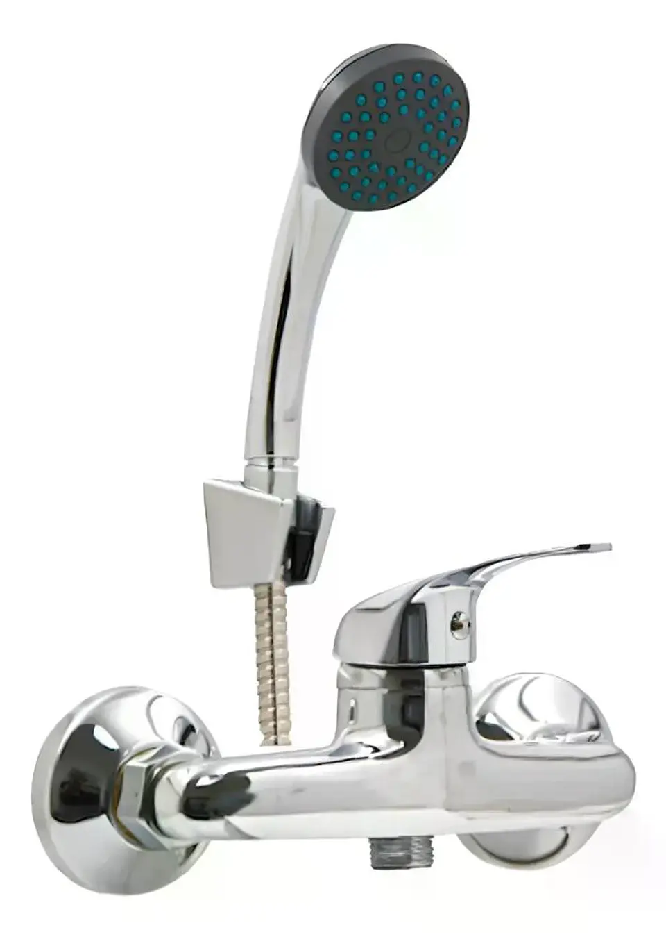 Llave Monomando Ducha Colomba Acabado Cromado Color Plateado Plata Cromado 4