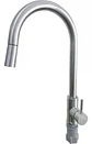 Llave Monomando Lavaplato Vertical Modern Taumm Extraíble In Plateado Brillante - Miniatura 3