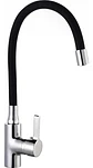 Llave Monomando Lavaplatos Cuello Flexible Taumm Grifo Negro Brillante - Miniatura 2