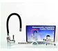 Llave Monomando Lavaplatos Cuello Flexible Taumm Grifo Negro Brillante - Miniatura 4