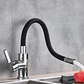 Llave Monomando Lavaplatos Cuello Flexible Taumm Grifo Negro Brillante - Miniatura 7