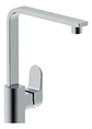 Llave Monomando Lavaplatos Vertical Recto Dusseldorf Taumm Plateado Brillante - Miniatura 2