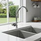 Llave Lavacopas Taumm Para Lavaplatos Cocina Cromada Gris Cromado - Miniatura 2