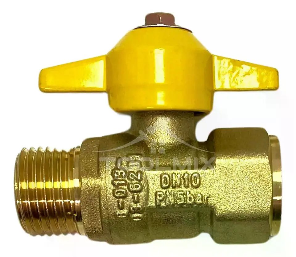 Llave Paso Para Gas Hi-he 1/2 - Certificada - Taumm 4