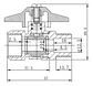 Llave Paso Para Gas Hi-he 1/2 - Certificada - Taumm - Miniatura 5