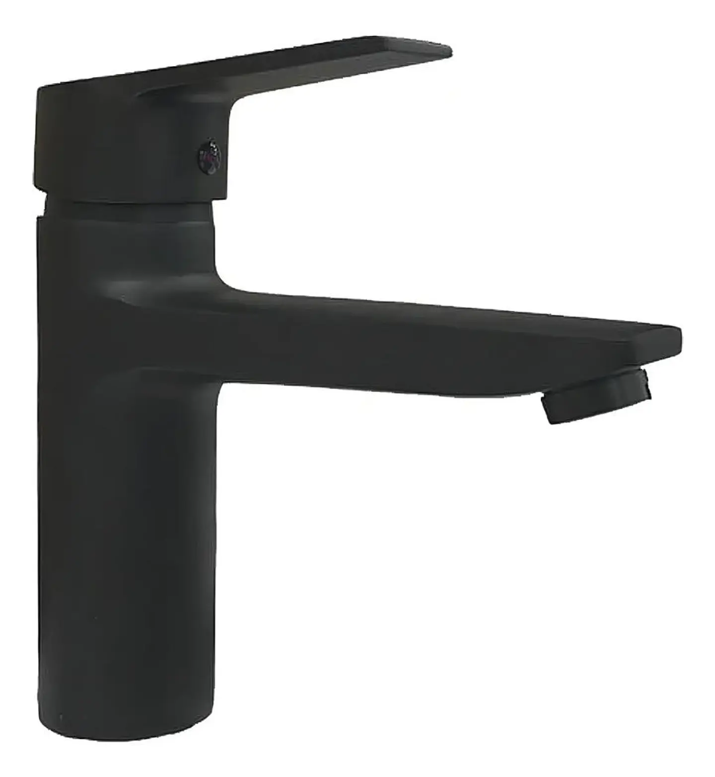 Llave Monomando Lavatorio Notte Acabado Mate Color Negro 2