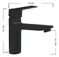 Llave Monomando Lavatorio Notte Acabado Mate Color Negro - Miniatura 4