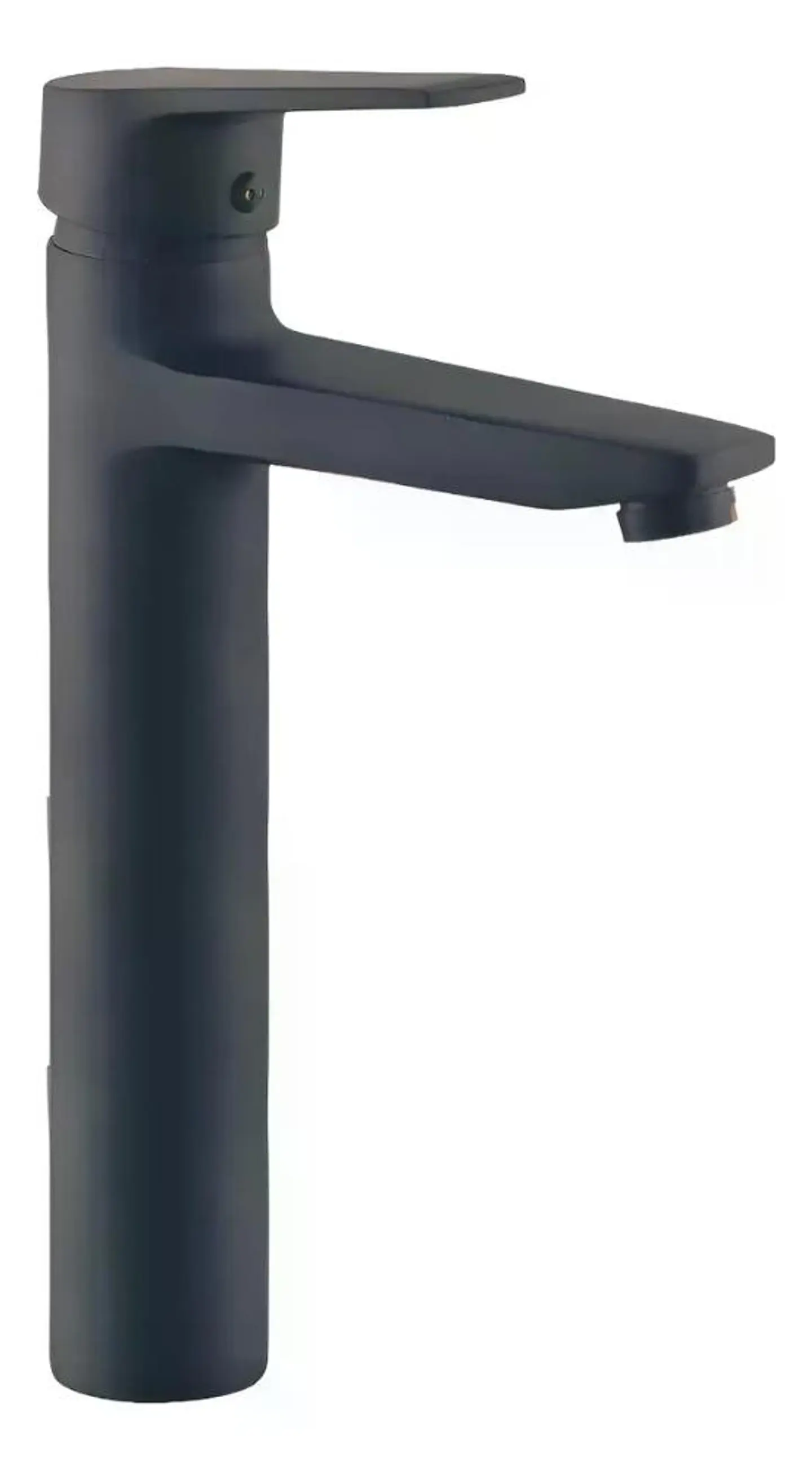 Llave Monomando Lavatorio Alto Notte Taumm Negro Mate 1