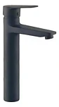 Llave Monomando Lavatorio Alto Notte Taumm Negro Mate - Miniatura 1