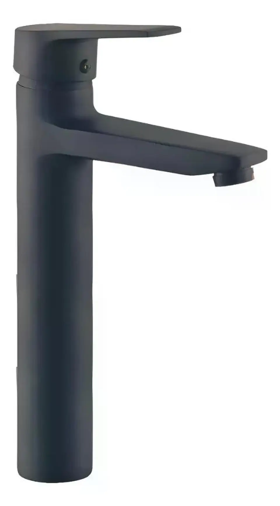 Llave Monomando Lavatorio Alto Notte Taumm Negro Mate 1