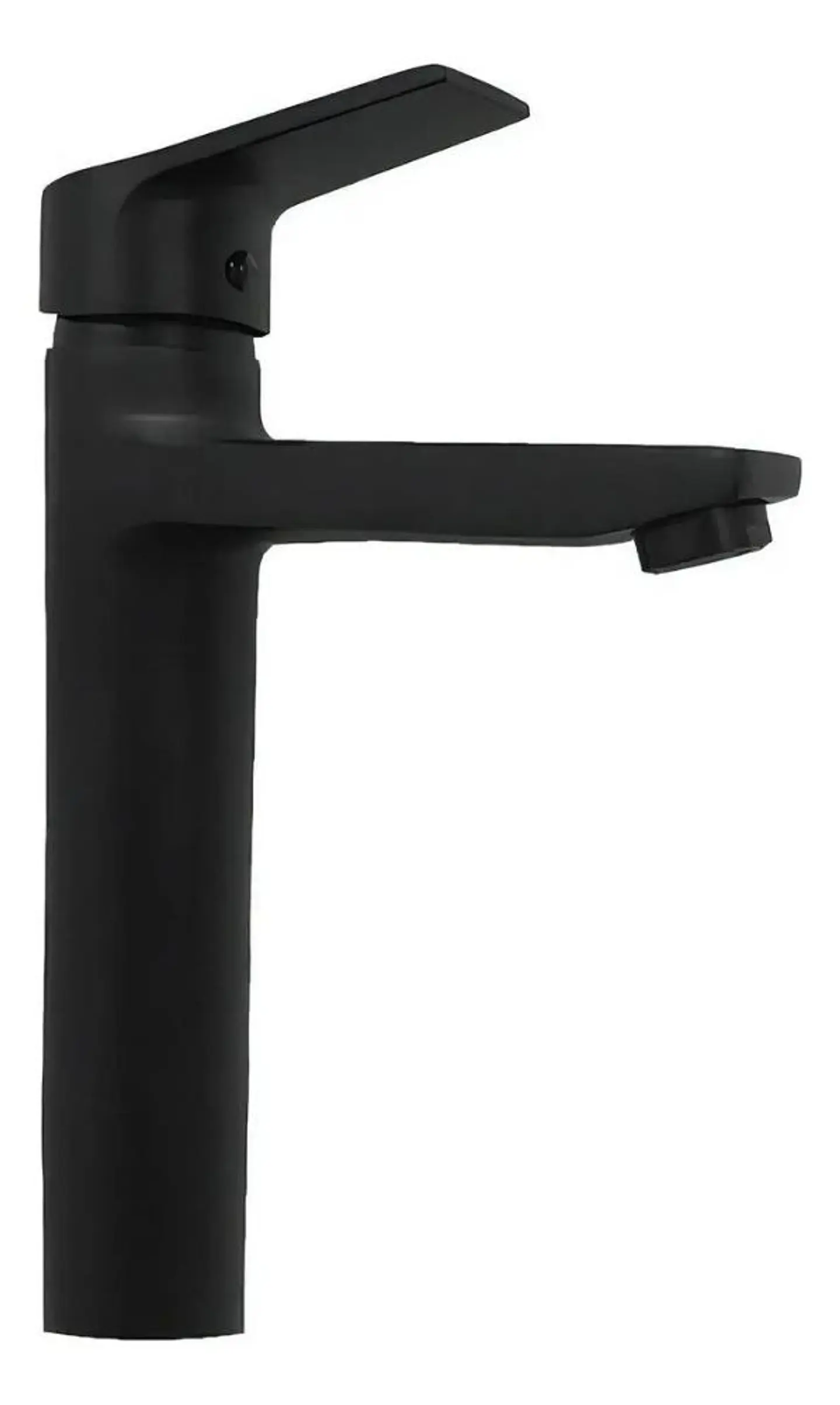 Llave Monomando Lavatorio Alto Notte Taumm Negro Mate 2