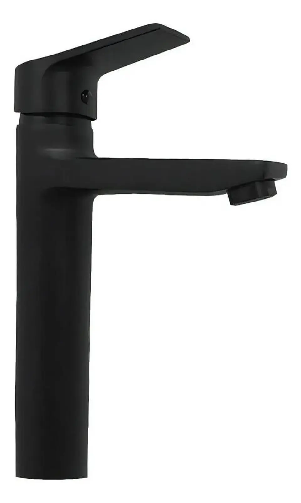 Llave Monomando Lavatorio Alto Notte Taumm Negro Mate 2