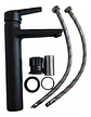 Llave Monomando Lavatorio Alto Notte Taumm Negro Mate - Miniatura 8