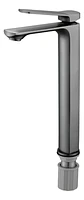 Llave Monomando Lavatorio Alto Kassel Taumm Deluxe Premium Gris Cepillado - Miniatura 1