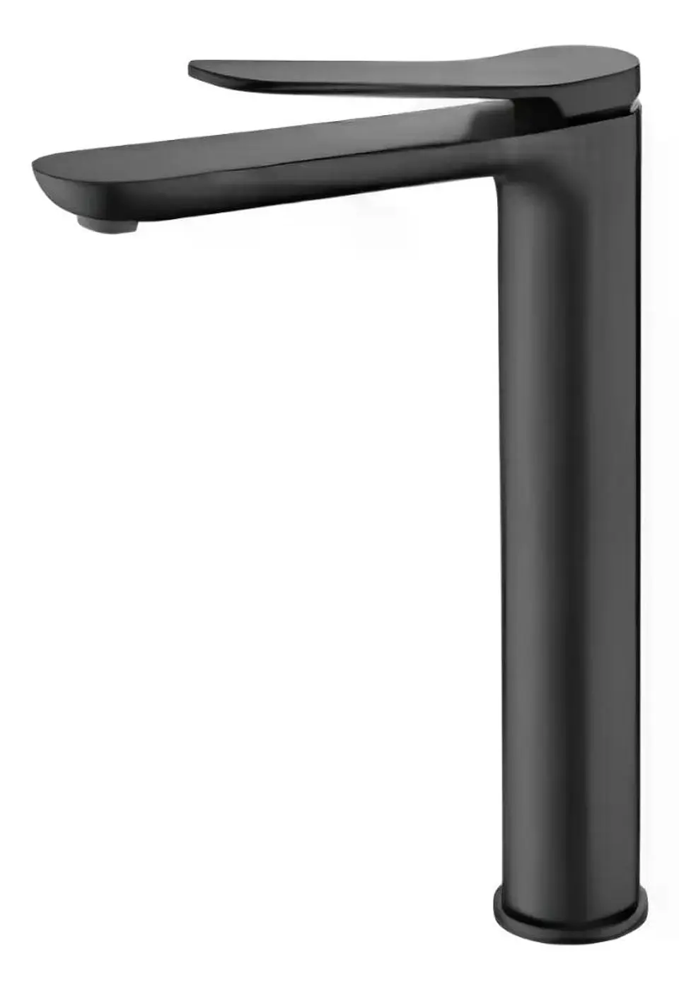 Llave Monomando Lavatorio Alto Kassel Taumm Deluxe Premium Gris Cepillado 2