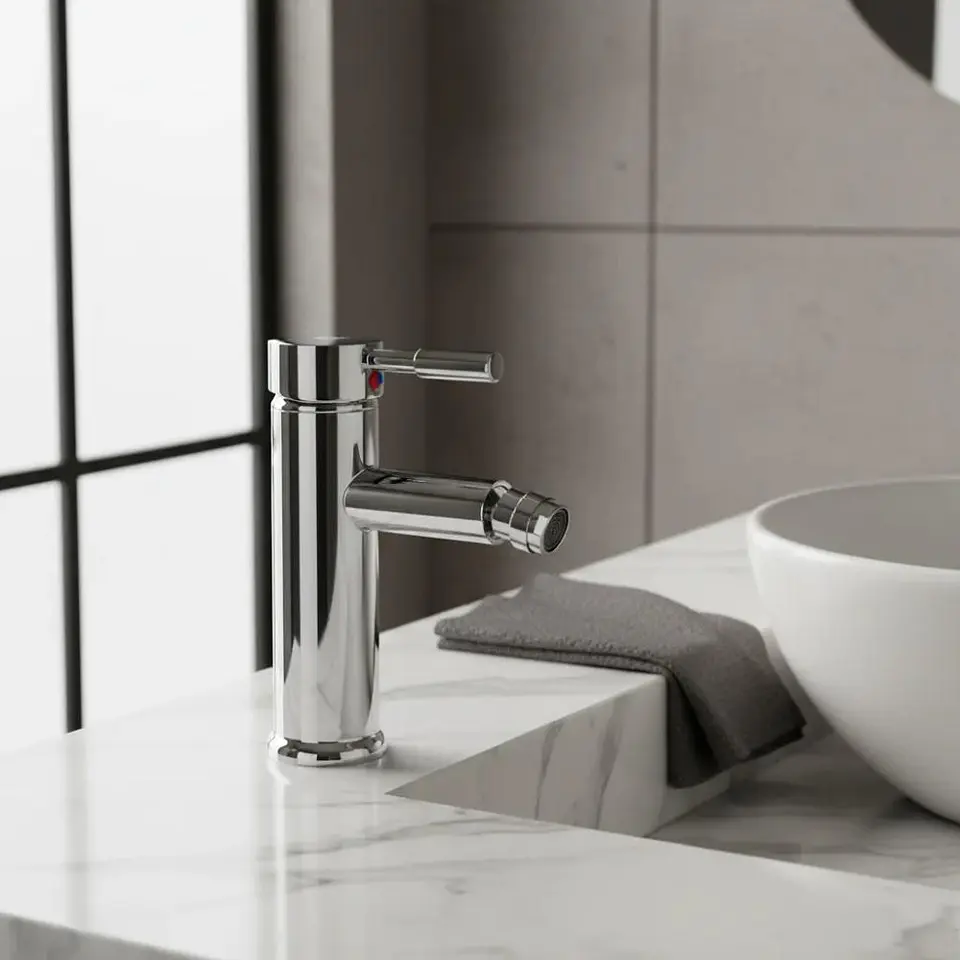 Llave Monomando Bidet Modern Taumm Grifo + Kit Instalación 1