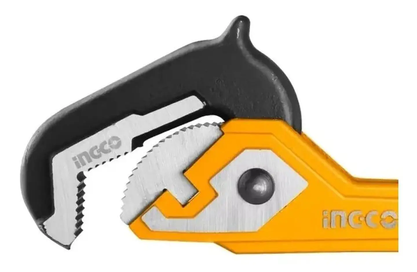 Llave Para Tubería Autoajustable Ingco 10 Pulgada Industrial Naranja Oscuro 2