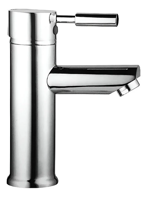 Llave Monomando Lavatorio Lavamanos Modern Plateado Cromado Plateado Brillante