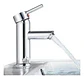 Llave Monomando Lavatorio Lavamanos Modern Plateado Cromado Plateado Brillante - Miniatura 2