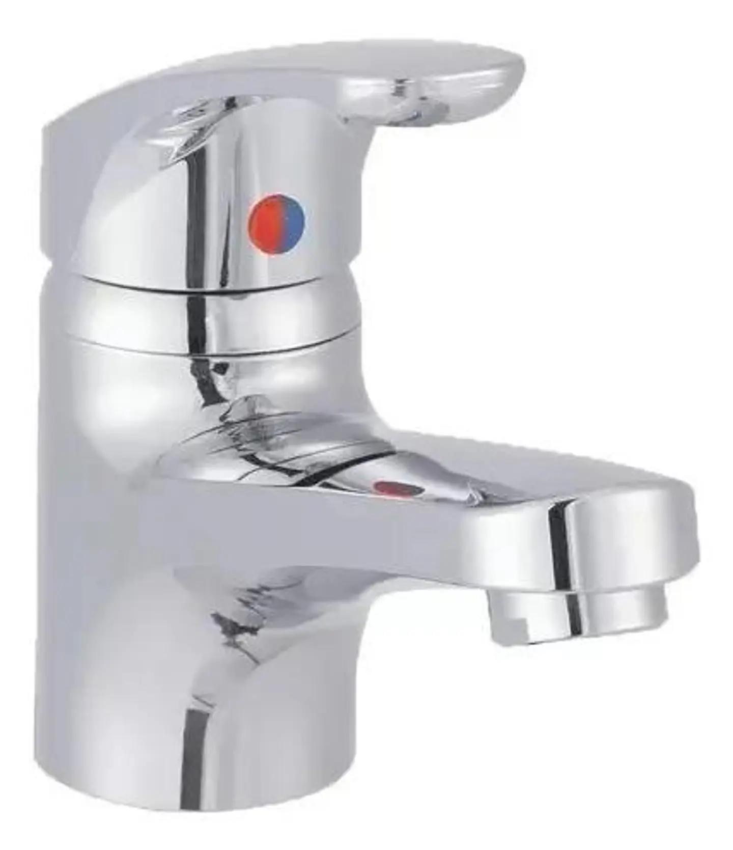 Llave Monomando Lavatorio Colomba Taumm Cromado Plateado Plateado Cromado 9