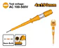 Medidor Detector Probador De Voltaje 100-500v Ingco Destorni Amarillo - Miniatura 4