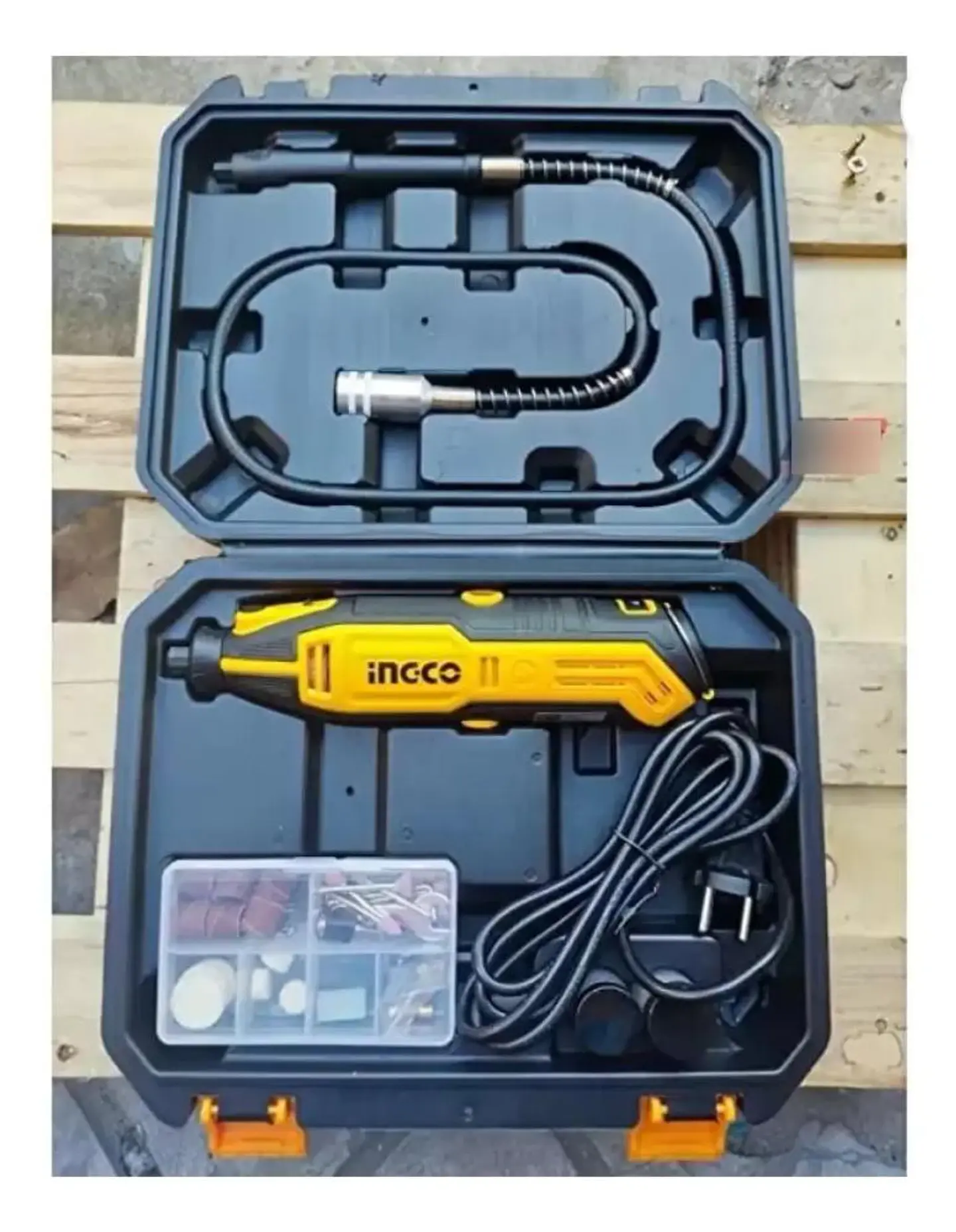 Mini Torno Multipropósito Ingco 130w + 109 Acc Mg13328 50/60 Hz 130 W 9