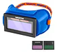 Máscara Para Soldar Fotosensible Wadfow Wwa2800 Azul, Con 2 Sensores Lisa - Miniatura 1