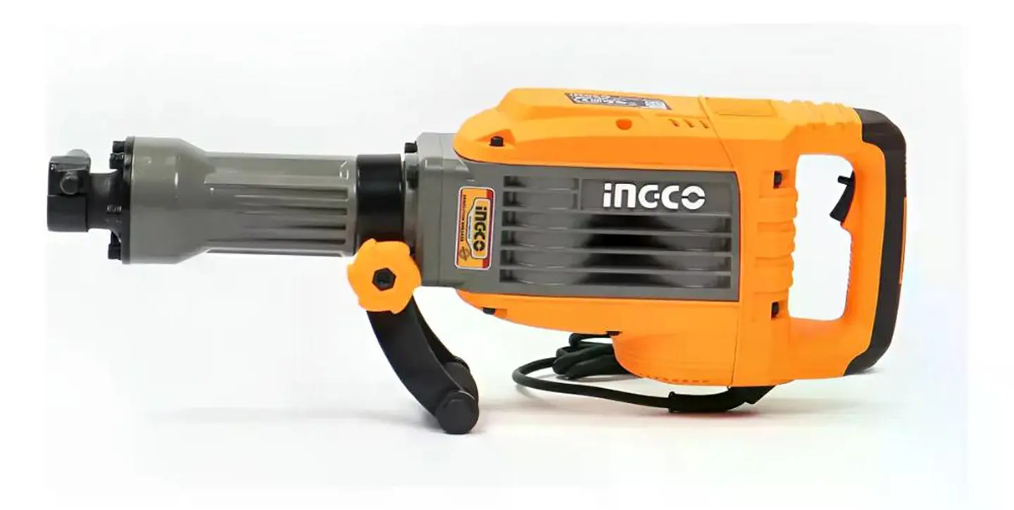 Martillo Demoledor Industrial Ingco 1700w Sds Hex 50 Joules Plateado 2