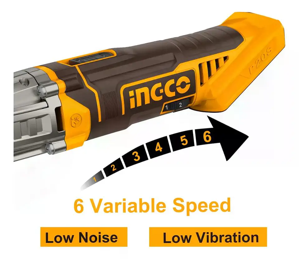 Multicortadora Multiuso Ingco 20v + Bat + Carg Cmli20228 3