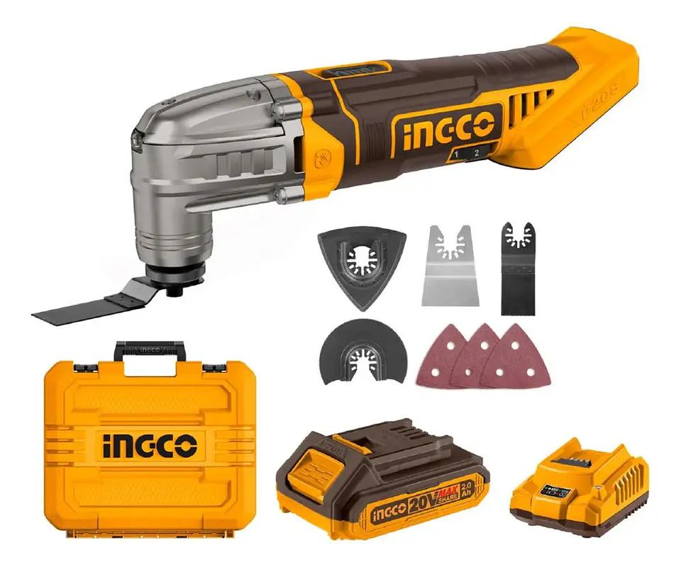 Multicortadora Multiuso Ingco 20v + Bat + Carg Cmli20228 10