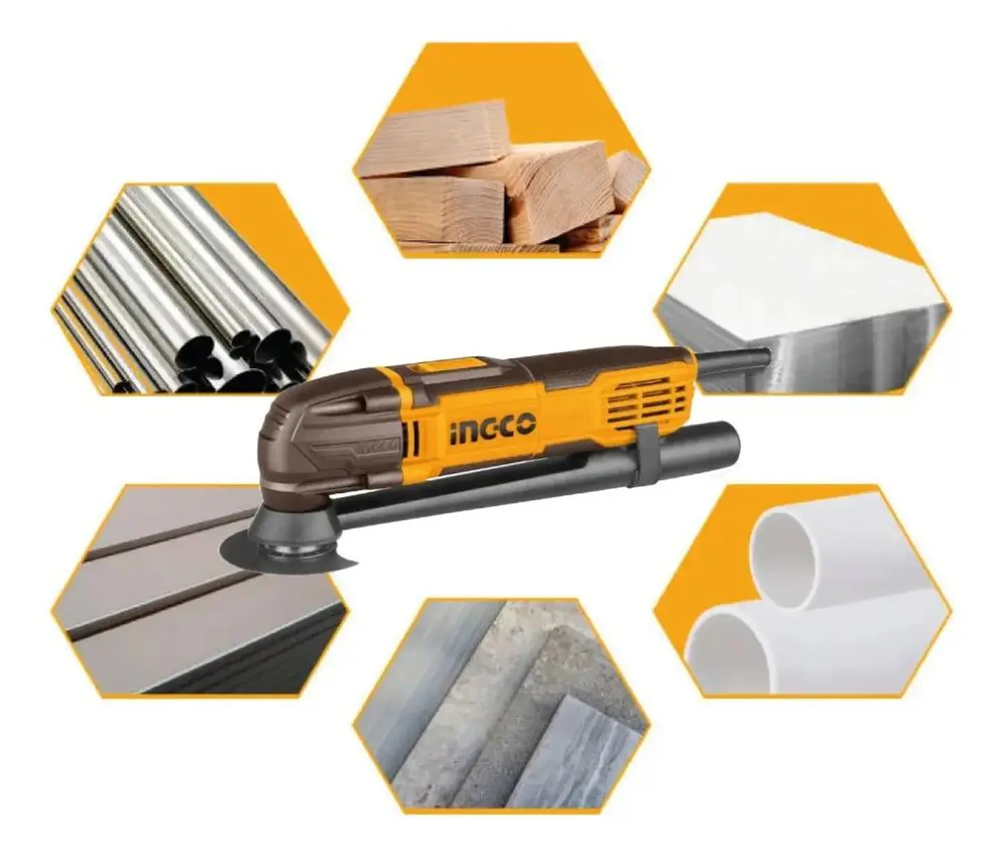 Multicortadora Multiproposito Electrica Ingco 300w Mf3008-7 4