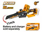 Mini Motosierra Inalambrica Brushless Ingco 20v 6 Pulgadas Naranja - Miniatura 6
