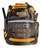 Mochila Porta Herramienta Industrial Ingco 46x38x17 Hbp01028 Naranjo/café - Miniatura 6