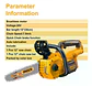 Motosierra Inalambrica Bl 300mm 12 PuLG 20v Ingco Cgsli20128 Naranja - Miniatura 4